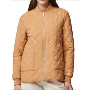 NWT Soia & Kyo Jodie Quilted Reversible Bomber Jacket Melon Size XSmall